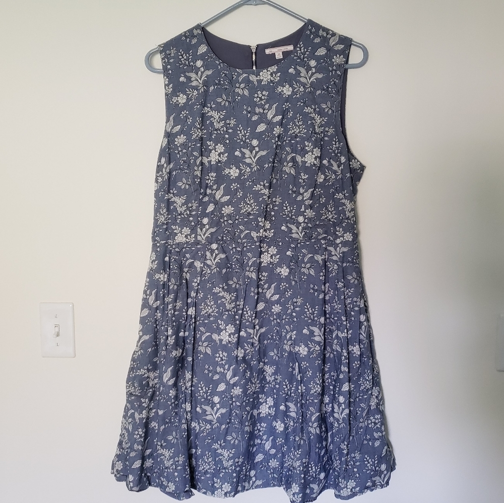 Blue Floral Dress